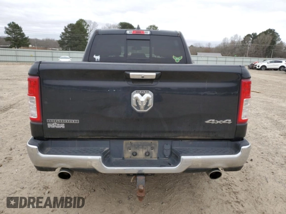 2019 Ram 1500 Big Horn/Lone Star with VIN 1C6SRFFTXKN741188, listed as a Copart auction lot 47311265 with 84,868 mi miles and Salvage Title. Bid and sale history available at carsss.com. Image 6.