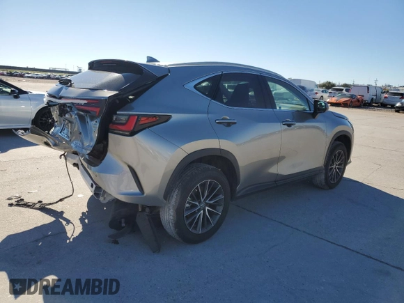 2024 Lexus NX with VIN 2T2GGCEZ4RC046464, listed as a Copart auction lot 43587955 with 11,731 mi miles and Salvage Title. Bid and sale history available at carsss.com. Image 3.