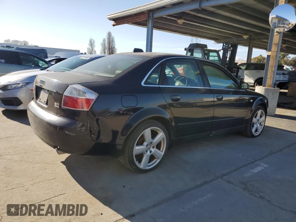 2004 Audi A4 3.0L с VIN WAULT68E24A208160, выставлен на аукционе Copart как лот 44652545 с пробегом 141 684 миль миль и Чистый • Clean title. История ставок и продаж доступна на DreamBid. Изображение 3.