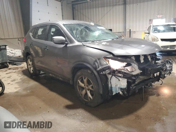 2017 Nissan Rogue SL with VIN JN8AT2MV5HW260811, listed as a Copart auction lot 45380145 with 143,158 mi miles and Salvage title. Bid and sale history available at DreamBid. Image 4.
