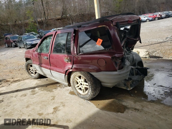 2002 Jeep Grand Cherokee Laredo с VIN 1J4GX48S02C257582, выставлен на аукционе Copart как лот 88787515 с пробегом Не указан миль и Списание • Salvage title. История ставок и продаж доступна на DreamBid. Изображение 2.