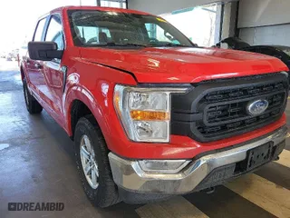 2021 Ford F-150 XL with VIN 1FTFW1E84MKE57367, listed as a IAAI auction lot 41990328 with 136,105 mi miles. Bid and sale history available at carsss.com. Image 1.