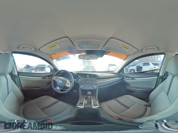 2019 Honda Civic LX with VIN 19XFC2F66KE039629, listed as a Copart auction lot 53804395 with 85,589 mi miles and Non Repairable. Bid and sale history available at DreamBid. Image 14.