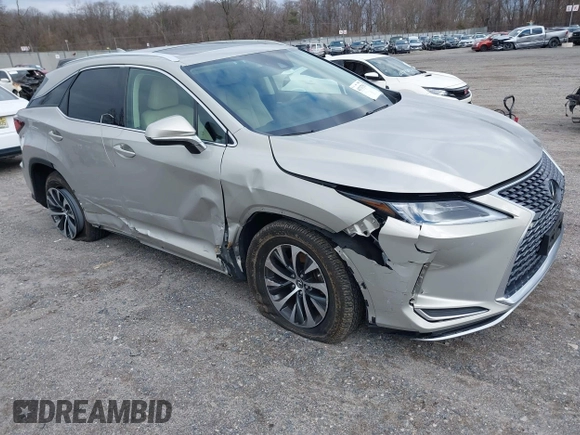 2021 Lexus RX with VIN 2T2HZMDA4MC260038, listed as a IAAI auction lot 41737513 with 45,252 mi miles. Bid and sale history available at carsss.com. Image 1.
