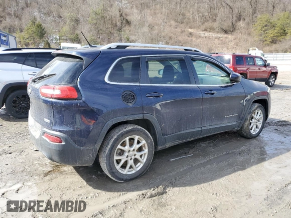 2014 Jeep Cherokee Latitude with VIN 1C4PJMCS2EW141396, listed as a Copart auction lot 45910385 with 0 mi miles and Salvage Title. Bid and sale history available at carsss.com. Image 3.