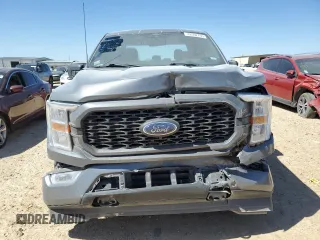 2021 Ford F-150 XL with VIN 1FTEW1EP3MKE81596, listed as a Copart auction lot 48502705 with 38,850 mi miles and Salvage title. Bid and sale history available at DreamBid. Image 5.