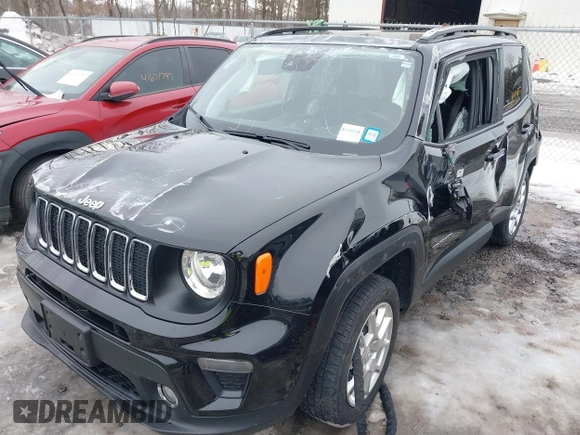 2021 Jeep Renegade 80th Anniversary z VIN ZACNJDBB4MPM79934, wystawiony jako IAAI lot #41654783 z przebiegiem 65 939 mil mil oraz . Historia ofert i sprzedaży dostępna na DreamBid. Obrazek 6.