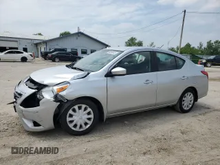 2015 Nissan Versa SV with VIN 3N1CN7AP5FL953711, listed as a Copart auction lot 60054645 with 56,244 mi miles and Salvage title. Bid and sale history available at DreamBid. Image 1.