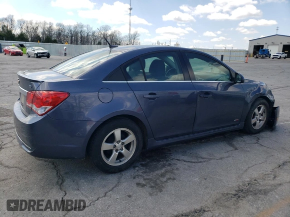 2013 Chevrolet Cruze 1LT with VIN 1G1PC5SB5D7249787, listed as a Copart auction lot 52697035 with 153,129 mi miles and Salvage Title. Bid and sale history available at carsss.com. Image 3.