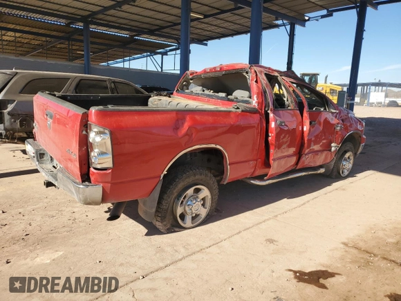 2009 Dodge Ram 2500 SLT with VIN 3D7KS28L79G534835, listed as a Copart auction lot 84454754 with 124,570 mi miles and Salvage Title. Bid and sale history available at carsss.com. Image 3.