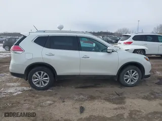 2016 Nissan Rogue S with VIN 5N1AT2MV4GC917962, listed as a IAAI auction lot 41606001 with 161,691 mi miles. Bid and sale history available at carsss.com. Image 14.