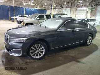 2020 BMW 7 Series 740i xDrive with VIN WBA7T4C09LGG62745, listed as a Copart auction lot 46784065 with 0 mi miles and Non Repairable. Bid and sale history available at carsss.com. Image 1.