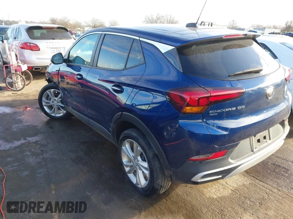 2023 Buick Encore GX Preferred with VIN KL4MMCSL9PB030833, listed as a IAAI auction lot 41237271 with 35,294 mi miles and . Bid and sale history available at DreamBid. Image 3.