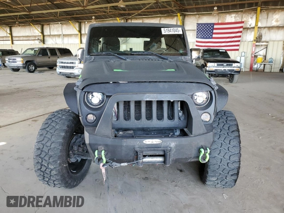 2014 Jeep Wrangler Unlimited Sport with VIN 1C4HJWDG0EL190155, listed as a Copart auction lot 51941045 with 121,215 mi miles and Clean Title. Bid and sale history available at carsss.com. Image 5.
