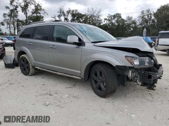 2019 Dodge Journey Crossroad with VIN 3C4PDCGB8KT862450, listed as a Copart auction lot 87275834 with Not Provided miles and Non Repairable. Bid and sale history available at DreamBid. Image 4.