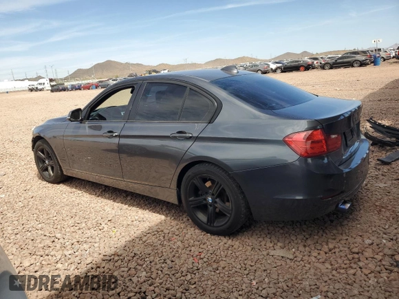 2015 BMW 3 Series 320i with VIN WBA3B1G59FNT01695, listed as a Copart auction lot 50655635 with 133,405 mi miles and Salvage Title. Bid and sale history available at carsss.com. Image 2.