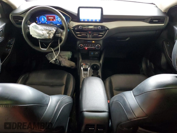 2020 Ford Escape SE Sport Hybrid with VIN 1FMCU9BZ7LUC23937, listed as a Copart auction lot 43950695 with 49,452 mi miles and Salvage Title. Bid and sale history available at DreamBid. Image 8.