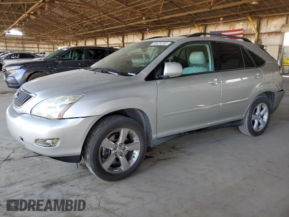 2007 Lexus RX 350 with VIN 2T2GK31UX7C007951, listed as a Copart auction lot 55421245 with 195,110 mi miles and Salvage Title. Bid and sale history available at DreamBid. Image 1.