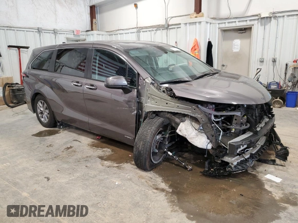 2021 Toyota Sienna XLE с VIN 5TDYSKFC8MS012409, выставлен на аукционе Copart как лот 57870055 с пробегом 82 107 миль миль и Списание • Salvage title. История ставок и продаж доступна на DreamBid. Изображение 4.