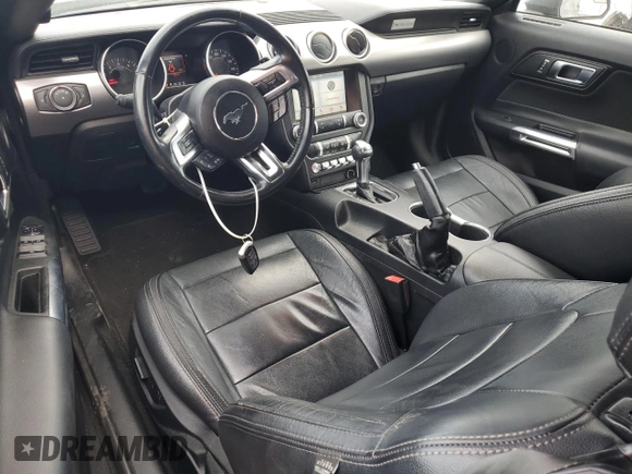 2019 Ford Mustang EcoBoost with VIN 1FATP8UHXK5129463, listed as a Copart auction lot 54005485 with 54,057 mi miles and Salvage Title. Bid and sale history available at carsss.com. Image 8.