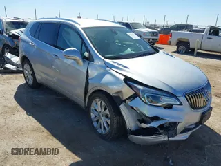 2016 Buick Envision Premium I with VIN LRBFXESX0GD244827, listed as a IAAI auction lot 41637517 with 71,548 mi miles and . Bid and sale history available at DreamBid. Image 1.