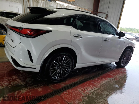 2023 Lexus RX with VIN 2T2BCMEA8PC002972, listed as a Copart auction lot 43398544 with 12,996 mi miles and Salvage Title. Bid and sale history available at carsss.com. Image 3.