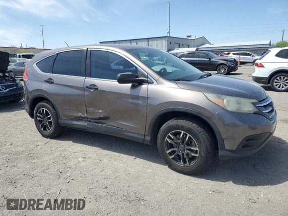 2013 Honda CR-V LX with VIN 3CZRM3H36DG705246, listed as a Copart auction lot 53109005 with 226,390 mi miles and Salvage Title. Bid and sale history available at carsss.com. Image 4.