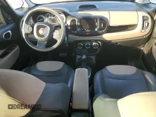 2017 FIAT 500L Lounge with VIN ZFBCFACH5HZ039602, listed as a Copart auction lot 43991785 with 120,918 mi miles and Salvage Title. Bid and sale history available at DreamBid. Image 8.