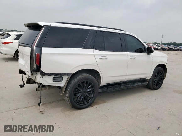 2022 Cadillac Escalade RWD Premium Luxury with VIN 1GYS3BKL2NR355879, listed as a Copart auction lot 56738155 with Not provided miles and Salvage title. Bid and sale history available at DreamBid. Image 3.