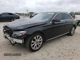 2018 Mercedes-Benz E-Class E 300 with VIN WDDZF4JB2JA306518, listed as a Copart auction lot 45340423 with 53,749 mi miles. Bid and sale history available at carsss.com. Image 1.