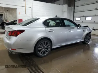 2015 Lexus GS 350 with VIN JTHCE1BL4FA007594, listed as a Copart auction lot 57334375 with 104,577 mi miles and Salvage title. Bid and sale history available at DreamBid. Image 3.