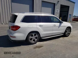 2017 Mercedes-Benz GLS 450 with VIN 4JGDF6EE5HA923180, listed as a Copart auction lot 54255004 with 79,693 mi miles and Salvage Title. Bid and sale history available at DreamBid. Image 3.