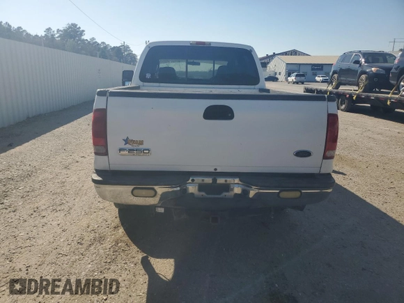 2005 Ford F-250 XL with VIN 1FTSW20P85EA09605, listed as a Copart auction lot 48584835 with 285,117 mi miles and Salvage Title. Bid and sale history available at DreamBid. Image 6.