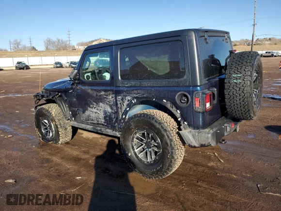 2025 Jeep Wrangler Sport z VIN 1C4PJXAN8SW509817, wystawiony jako Copart lot #42943945 z przebiegiem 178 mil mil oraz Szkoda całkowita • Salvage title. Historia ofert i sprzedaży dostępna na DreamBid. Obrazek 2.
