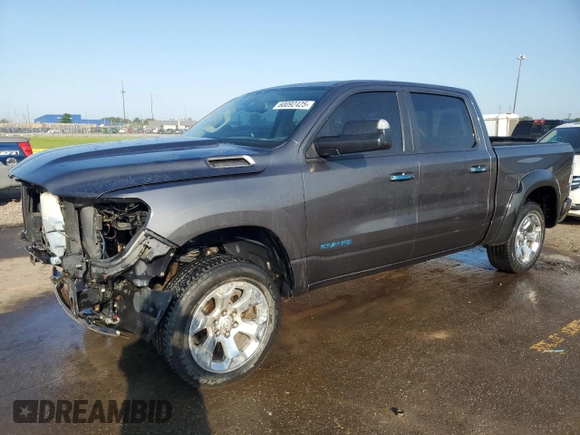 2019 Ram 1500 Big Horn with VIN 1C6SRFFT5KN572391, listed as a Copart auction lot 60092425 with 116,824 mi miles and Clean title. Bid and sale history available at DreamBid. Image 1.