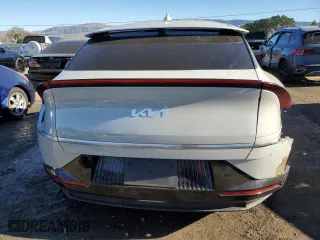 2022 Kia EV6 Wind with VIN KNDC34LA9N5041088, listed as a Copart auction lot 87704965 with 23,517 mi miles and Salvage Title. Bid and sale history available at carsss.com. Image 6.