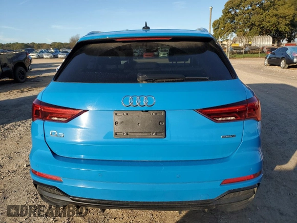 2019 Audi Q3 S line Premium Plus with VIN WA1EECF34K1084907, listed as a Copart auction lot 80546094 with 79,972 mi miles and Salvage Title. Bid and sale history available at carsss.com. Image 6.