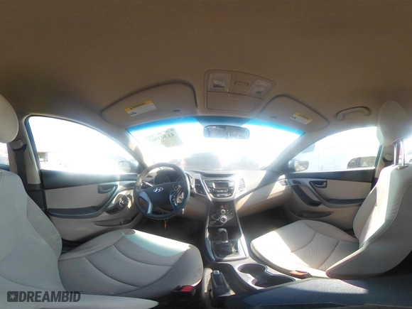 2014 Hyundai Elantra SE with VIN KMHDH4AEXEU044207, listed as a IAAI auction lot 41793567 with 85,102 mi miles. Bid and sale history available at carsss.com. Image 18.