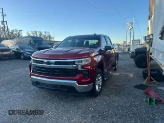 2022 Chevrolet Silverado 1500 LT with VIN 3GCPACEK0NG610345, listed as a Copart auction lot 54154055 with 23,486 mi miles and Clean Title. Bid and sale history available at carsss.com. Image 2.