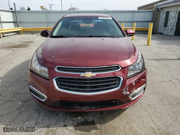 2016 Chevrolet Cruze Limited LT with VIN 1G1PE5SBXG7130602, listed as a Copart auction lot 53208225 with 94,860 mi miles and Clean Title. Bid and sale history available at carsss.com. Image 5.