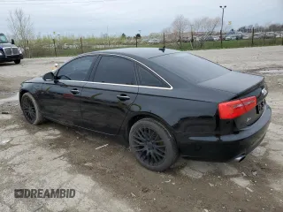 2015 Audi A6 Premium Plus with VIN WAUGFAFC9FN018686, listed as a Copart auction lot 53133675 with Not provided miles and Salvage title. Bid and sale history available at DreamBid. Image 2.