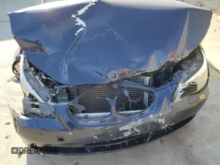 2006 BMW 5 Series 530i with VIN WBANE73566CM35956, listed as a Copart auction lot 82851184 with 131,646 mi miles and Salvage Title. Bid and sale history available at carsss.com. Image 11.
