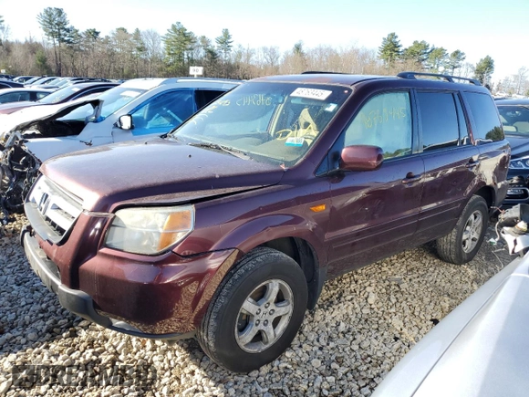 2007 Honda Pilot EX with VIN 2HKYF18467H511076, listed as a Copart auction lot 48763445 with 127,047 mi miles and Clean Title. Bid and sale history available at DreamBid. Image 1.