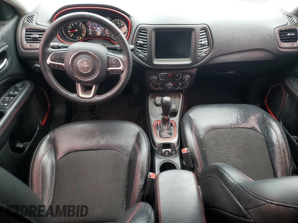 2018 Jeep Compass Trailhawk with VIN 3C4NJDDB6JT456305, listed as a Copart auction lot 44175405 with 124,636 mi miles and Salvage Title. Bid and sale history available at carsss.com. Image 8.