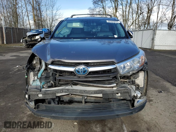 2016 Toyota Highlander Hybrid Limited with VIN 5TDDCRFH7GS020358, listed as a Copart auction lot 40569853 with 91,185 mi miles. Bid and sale history available at carsss.com. Image 5.