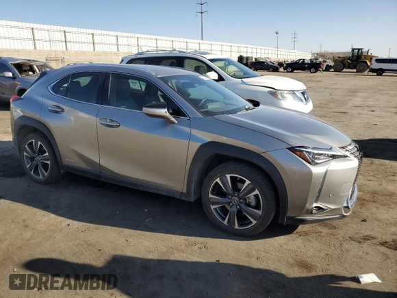 2020 Lexus UX 250h with VIN JTHP9JBHXL2025623, listed as a Copart auction lot 52387535 with 29,775 mi miles and Salvage title. Bid and sale history available at DreamBid. Image 4.