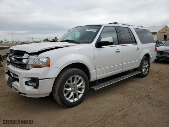 2016 Ford Expedition EL Limited with VIN 1FMJK2AT8GEF36304, listed as a Copart auction lot 50085385 with 103,212 mi miles and Salvage Title. Bid and sale history available at carsss.com. Image 1.