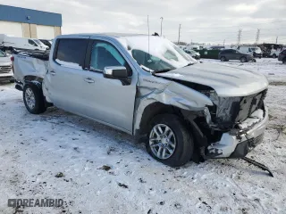 2022 Chevrolet Silverado 1500 LT with VIN 3GCPDKEK8NG562773, listed as a Copart auction lot 42376715 with 50,768 mi miles and Salvage Title. Bid and sale history available at carsss.com. Image 4.