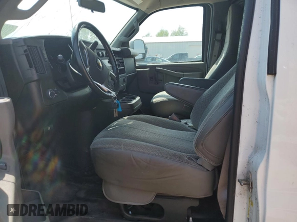 2017 Chevrolet Express Cargo Van with VIN 1GCZGHFG0H1179264, listed as a Copart auction lot 53999005 with 0 mi miles and Clean Title. Bid and sale history available at carsss.com. Image 7.