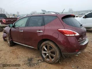 2012 Nissan Murano SV with VIN JN8AZ1MW5CW224885, listed as a Copart auction lot 44150635 with 0 mi miles and Salvage Title. Bid and sale history available at carsss.com. Image 2.